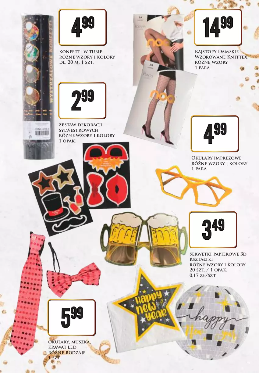 Gazetka promocyjna Dino - Katalog alkoholowy - Nowy Rok - ważna 27.12.2025 do 05.01.2026 - strona 29 - produkty: Mus, Papier, Rajstopy, Ser, Serwetki, Serwetki papierowe, Top