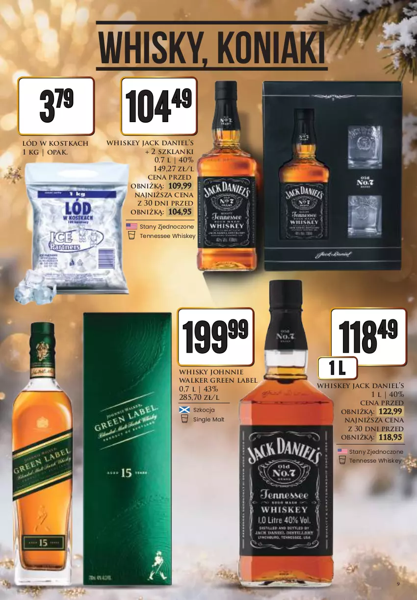 Gazetka promocyjna Dino - Katalog alkoholowy - Nowy Rok - ważna 27.12.2025 do 05.01.2026 - strona 9 - produkty: Johnnie Walker, Lanki, Whiskey, Whisky