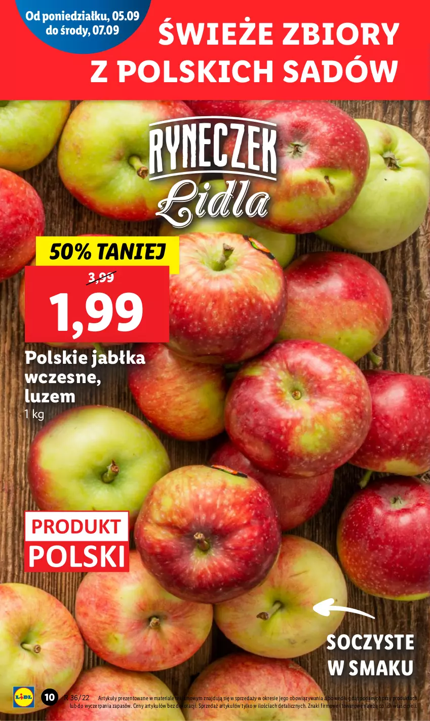 Gazetka promocyjna Lidl - GAZETKA - ważna 05.09 do 07.09.2022 - strona 12 - produkty: Jabłka