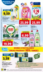 Gazetka promocyjna Lidl - GAZETKA - Gazetka - ważna od 07.09 do 07.09.2022 - strona 56 - produkty: Por, Pur, Cif, Spray do czyszczenia, Tablet, Worki na śmieci, Proszek do prania, Mleczko, Worki na śmiec, Fairy, Zmywarki, Tabletki do zmywarki, Fa