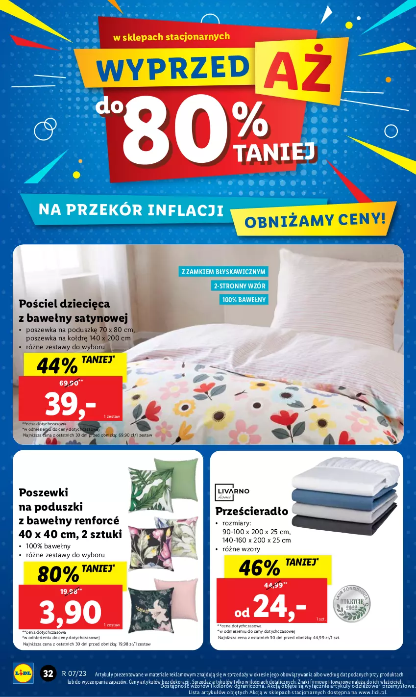 Gazetka promocyjna Lidl - GAZETKA - ważna 13.02 do 18.02.2023 - strona 34 - produkty: Dzieci, Gra, Pościel, Poszewka, Prześcieradło