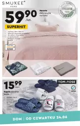 Gazetka promocyjna Biedronka - Okazje tygodnia - Gazetka - ważna od 07.07 do 07.07.2021 - strona 28 - produkty: Kapcie, Pościel, Narzuta