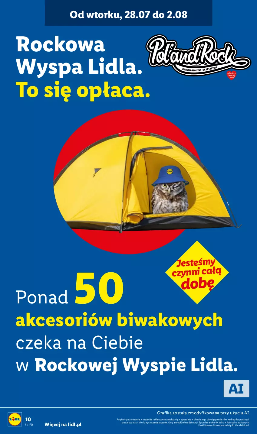 Gazetka promocyjna Lidl - Pol'and'Rock - ważna 28.07 do 01.08.2026 - strona 10 - produkty: Gra, Grafika