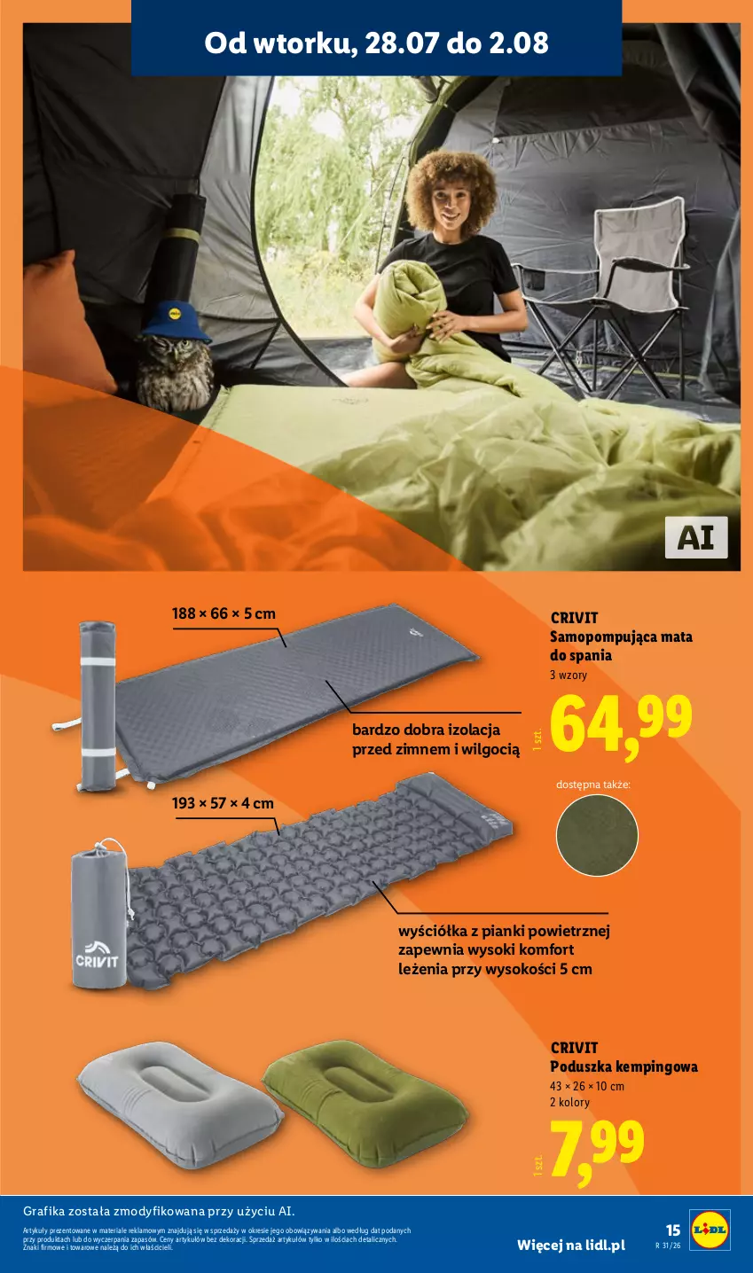 Gazetka promocyjna Lidl - Pol'and'Rock - ważna 28.07 do 01.08.2026 - strona 15 - produkty: Gra, Grafika, LG, Mop, Poduszka, Sok