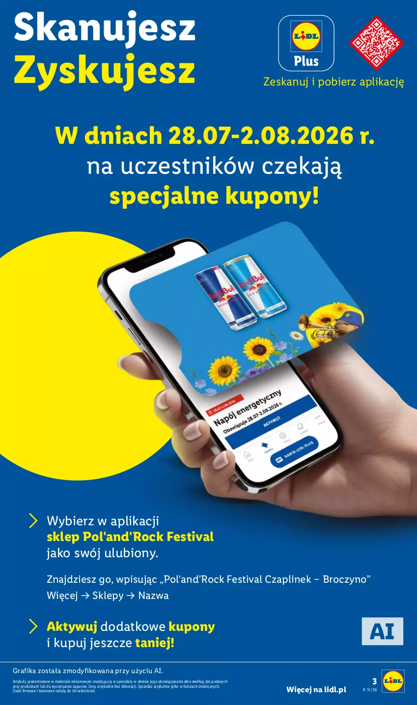 Gazetka promocyjna Lidl - Pol'and'Rock - ważna 28.07 do 01.08.2026 - strona 3 - produkty: Gra, Grafika