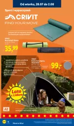 Gazetka promocyjna Lidl - Pol'and'Rock - Gazetka - ważna od 01.08 do 01.08.2026 - strona 12 - produkty: Por, Gra, Mata do jogi, Namiot, Sport, Pokrowiec, Grafika