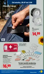 Gazetka promocyjna Lidl - Pol'and'Rock - Gazetka - ważna od 01.08 do 01.08.2026 - strona 19 - produkty: Koc, Gra, Apteczka samochodowa, Torba, Taśma naprawcza, Ogród, Grafika