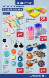 Gazetka promocyjna Aldi - Artykuły przemysłowe i tekstylia - Gazetka - ważna od 17.01 do 17.01.2026 - strona 11 - produkty: Mop, Karteczki samoprzylepne, Długopis, Biuro