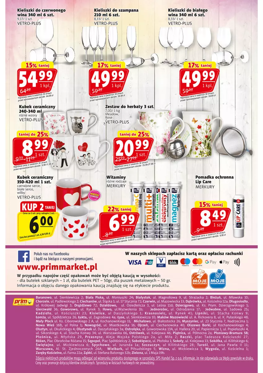 Gazetka promocyjna Prim Market - ważna 12.02 do 18.02.2026 - strona 16 - produkty: Fa, Jednorożec, Kisiel, Koc, Kubek, Mysz, Ogród, Olej, Papier, Piątnica, Róża, Sok, Sokół, Stock