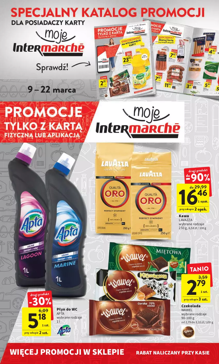 Gazetka promocyjna Intermarche - Gazetka Intermarche - ważna 09.03 do 15.03.2023 - strona 11 - produkty: Czekolada, Kawa, Lavazza, Płyn do wc, Wawel