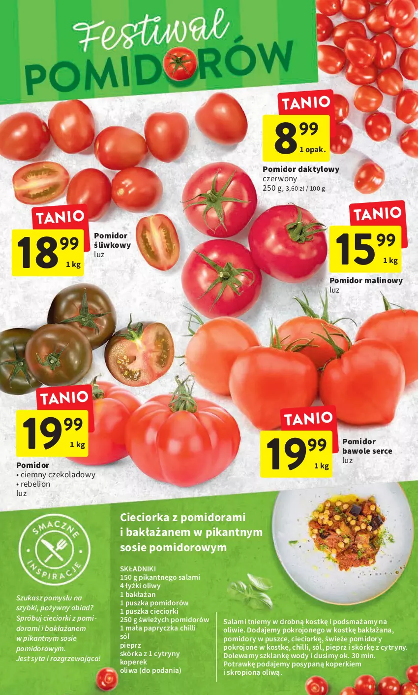 Gazetka promocyjna Intermarche - Gazetka Intermarche - ważna 09.03 do 15.03.2023 - strona 16 - produkty: Cieciorka, Cytryny, Lion, Oliwa, Orka, Pieprz, Pomidor malinowy, Pomidory, Salami, Ser, Sól, Sos