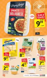 Gazetka promocyjna Intermarche - Gazetka Intermarche - Gazetka - ważna od 15.03 do 15.03.2023 - strona 25 - produkty: Parówki, Ricotta, Tofu, Spaghetti, Kluski na parze