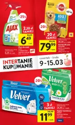 Gazetka promocyjna Intermarche - Gazetka Intermarche - Gazetka - ważna od 15.03 do 15.03.2023 - strona 4 - produkty: Ajax, Papier, Papier toaletowy, Velvet, Płyn do szyb, Pedigree