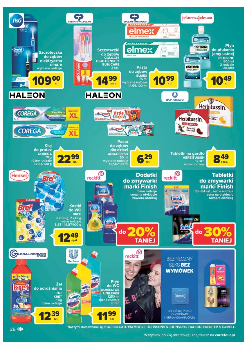 Gazetka promocyjna Carrefour - Gazetka Carrefour Zyskoteka - ważna 27.09 do 01.10.2022 - strona 26 - produkty: Colgate, Isla, LG, Listerine, Palmolive