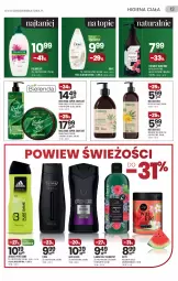 Gazetka promocyjna Drogerie Natura - Gazetka Drogerie Natura - Gazetka - ważna od 06.10 do 06.10.2021 - strona 13 - produkty: Mydło w płynie, Top, Ryż, Pur, Palmolive, SKINFOOD, Bielenda, Str8, Adidas, Dove, Peeling, Mydło, Lirene, Olej, Mleko