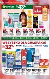 Gazetka promocyjna Drogerie Natura - Gazetka Drogerie Natura - Gazetka - ważna od 06.10 do 06.10.2021 - strona 4 - produkty: Fructis, Ser, Old Spice, Dezodorant, Szczoteczka do zębów, Płyn do płukania, Szampon, Peeling, Gillette, Garnier, Maska, Blend-a-Med, Szczoteczka, Farba do włosów, Fa