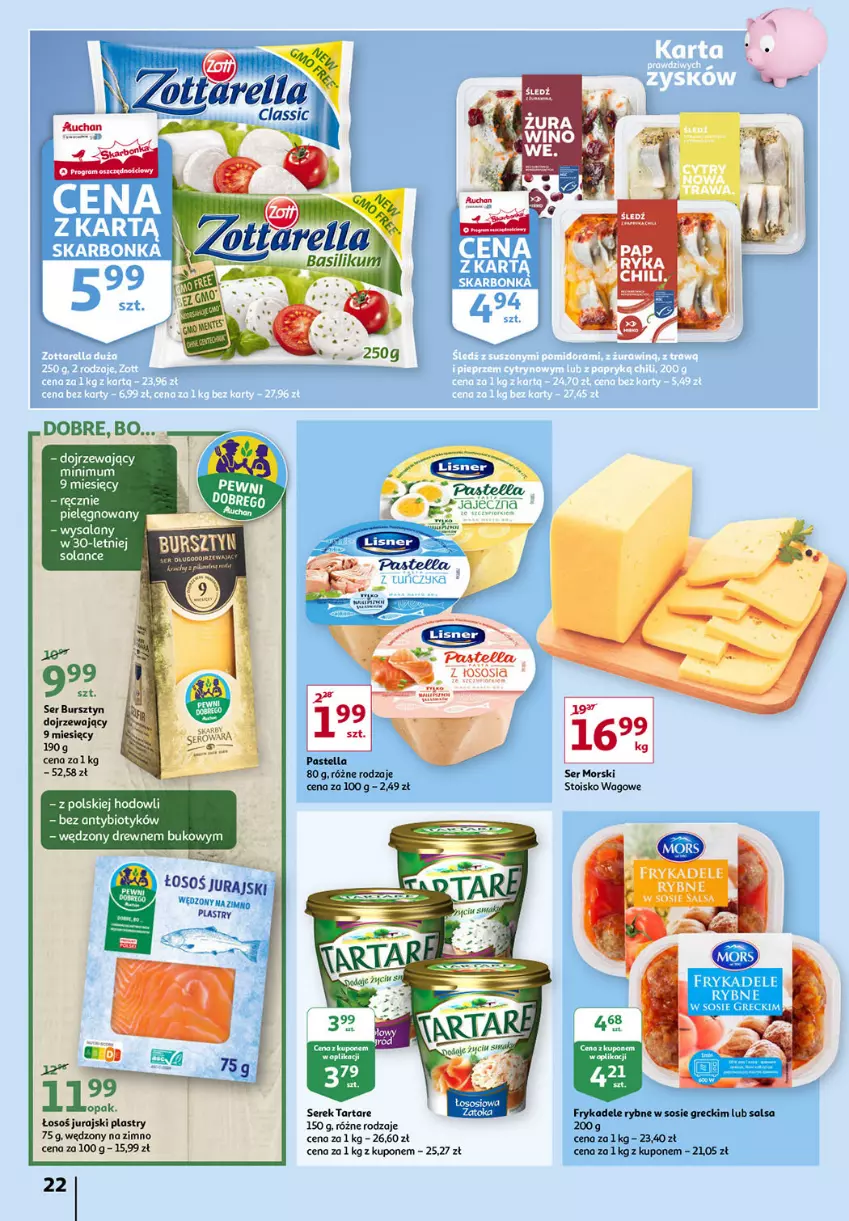 Gazetka promocyjna Auchan - Sezon na radość Hipermarkety - ważna 20.05 do 26.05.2021 - strona 22 - produkty: Gra, Pastella, Salsa, Ser, Sos