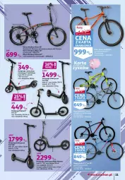 Gazetka promocyjna Auchan - Sezon na radość Hipermarkety - Gazetka - ważna od 26.05 do 26.05.2021 - strona 11 - produkty: Gry, Rama, Rower, Bateria, Hulajnoga, Alcon, Hulajnoga elektryczna, Fa