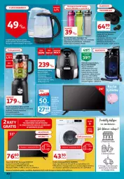 Gazetka promocyjna Auchan - Sezon na radość Hipermarkety - Gazetka - ważna od 26.05 do 26.05.2021 - strona 30 - produkty: LED TV, Pralka, Por, Gry, Gra, Blender, Słuchawki, Głośnik, Mikrofon, Karta pamięci, Pojemnik, Aquaphor, Słuchawki bezprzewodowe, Wełna, Mysz, Procesor, Dzieci, Samsung, Telewizor, Obraz, Manta, Smartfon