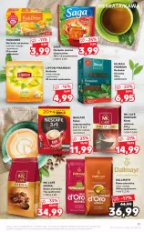 Gazetka promocyjna Kaufland - OFERTA TYGODNIA - Gazetka - ważna od 07.04 do 07.04.2021 - strona 37 - produkty: Nescafé, Kawa rozpuszczalna, Gra, Kawa ziarnista, Rama, Saga, Dallmayr, Kawa mielona, Kawa, Dilmah, Herbata czarna, Lipton, Teekanne, Herbata, Herbata owocowa