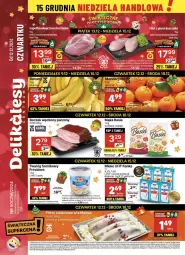 Gazetka promocyjna Delikatesy Centrum - NOWA GAZETKA Delikatesy Centrum od 12 grudnia! 12-18.12.2024 - Gazetka - ważna od 18.12 do 18.12.2024 - strona 1 - produkty: Banany, Ser, Rum, Twaróg, Rama, Tran, Mąka, Boczek, Basia, Orka, Mleko