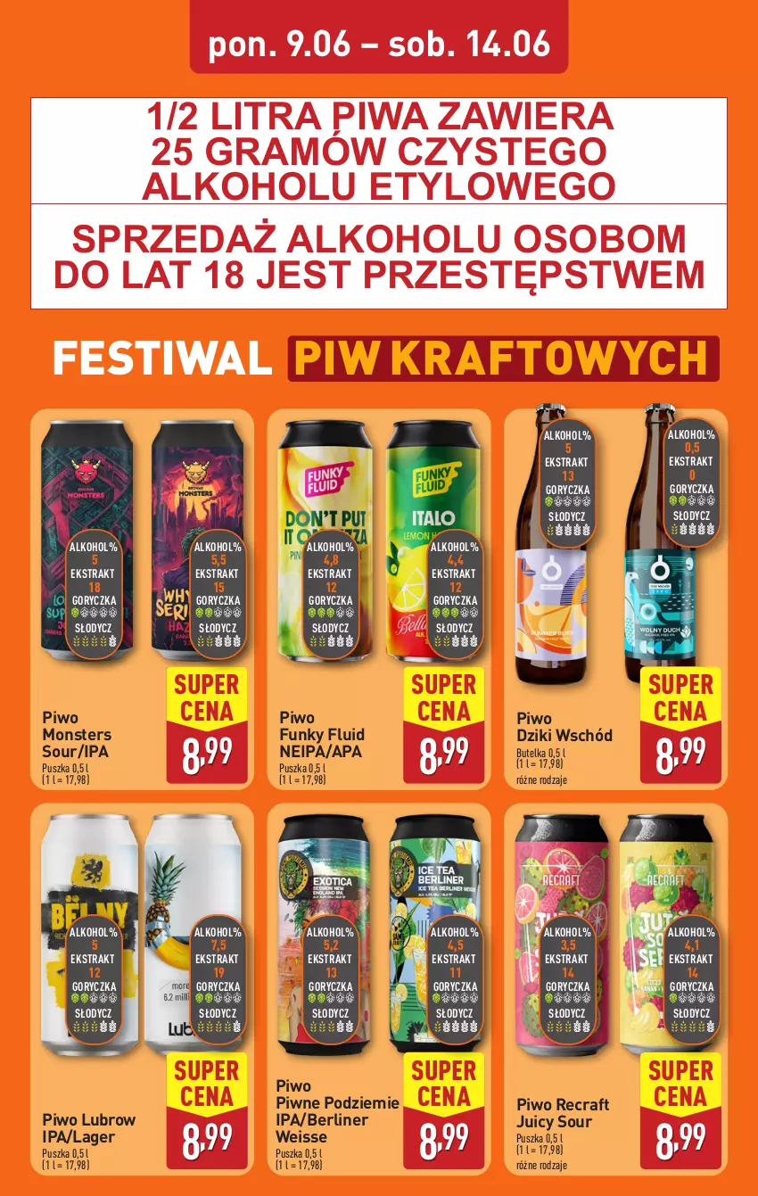 Gazetka promocyjna Aldi - Pełna oferta - ważna 09.06 do 14.06.2025 - strona 9 - produkty: Gra, Piwa, Piwo