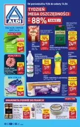 Gazetka promocyjna Aldi - Pełna oferta - Gazetka - ważna od 14.06 do 14.06.2025 - strona 1 - produkty: Makaron, Kujawski, Sok, Ser, Mus, Gra, Smakowita, Salami, Buty do wody, Papier, Królewski, Buty, Kawa mielona, Kawa, Papier toaletowy, Camembert, Muszynianka, Olej rzepakowy, Woda mineralna, Jacobs, Woda, Grunt, Olej, Mięso