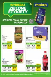Gazetka promocyjna Makro - Kupujesz więcej płacisz mniej - oferta z alkoholem - Gazetka - ważna od 22.01 do 22.01.2024 - strona 1 - produkty: Kawa rozpuszczalna, Kawa, Coca-Cola, Mleczko, Napój gazowany, Kubek, Jacobs, Napój, Milka, Knorr
