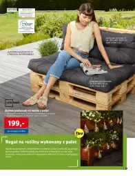 Gazetka promocyjna Lidl - KATALOG OGRÓD - Gazetka - ważna od 12.06 do 12.06.2022 - strona 17 - produkty: Sok, Regał, Paleta, Poduszka, Meble