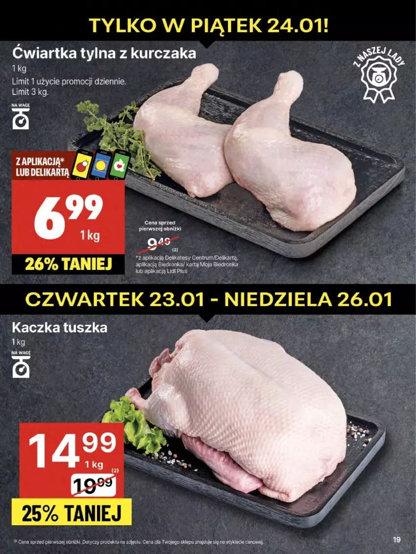 Gazetka promocyjna Delikatesy Centrum - NOWA GAZETKA Delikatesy Centrum od 23 stycznia! 23-29.01.2025 - ważna 23.01 do 29.01.2025 - strona 19 - produkty: Kaczka, Kurczak, Rum, Tusz