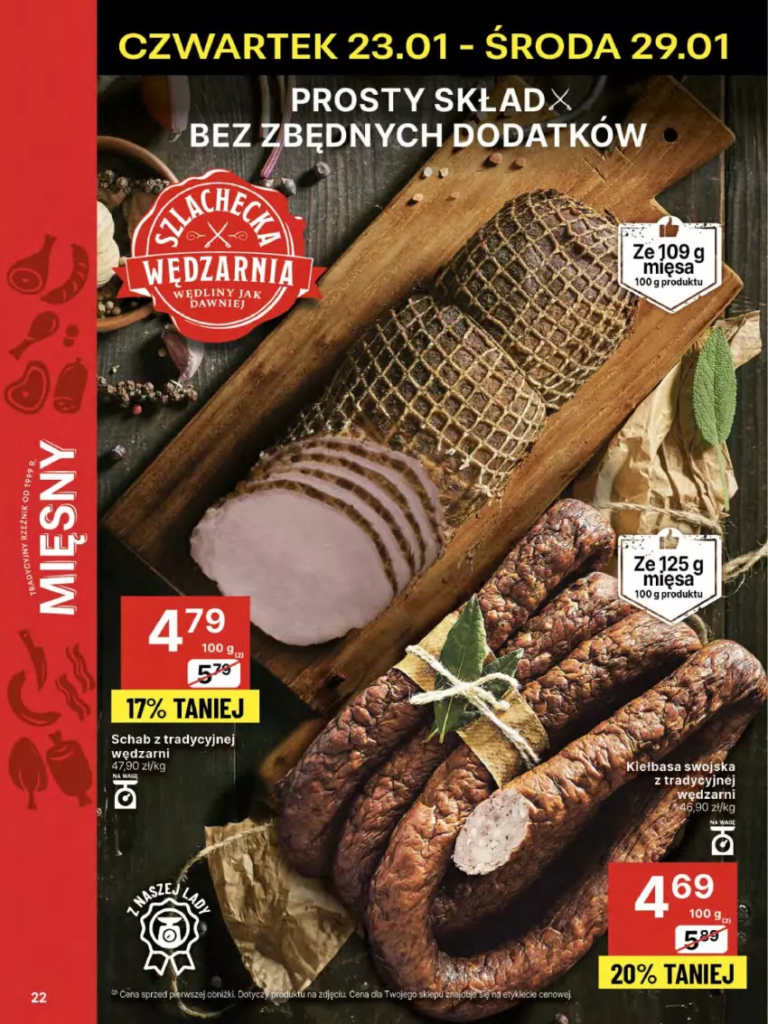 Gazetka promocyjna Delikatesy Centrum - NOWA GAZETKA Delikatesy Centrum od 23 stycznia! 23-29.01.2025 - ważna 23.01 do 29.01.2025 - strona 22 - produkty: Kiełbasa, LG