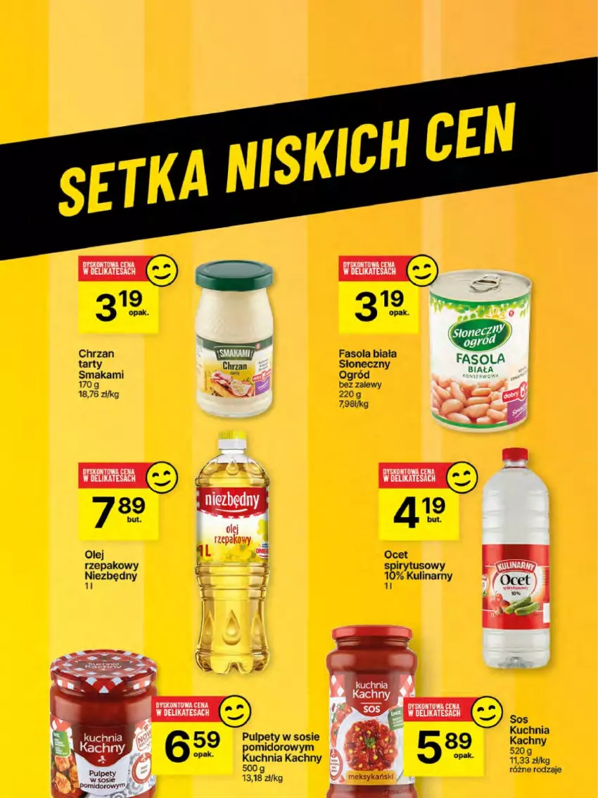 Gazetka promocyjna Delikatesy Centrum - NOWA GAZETKA Delikatesy Centrum od 23 stycznia! 23-29.01.2025 - ważna 23.01 do 29.01.2025 - strona 50 - produkty: Chrzan, Fa, Fasola, Kuchnia, Ocet, Ogród, Olej, Pulpety, Sos