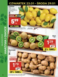 Gazetka promocyjna Delikatesy Centrum - NOWA GAZETKA Delikatesy Centrum od 23 stycznia! 23-29.01.2025 - Gazetka - ważna od 29.01 do 29.01.2025 - strona 16 - produkty: Warzywa, Rum, Warzywa i owoce, Cytryny, Ziemniaki, Owoce, Fa