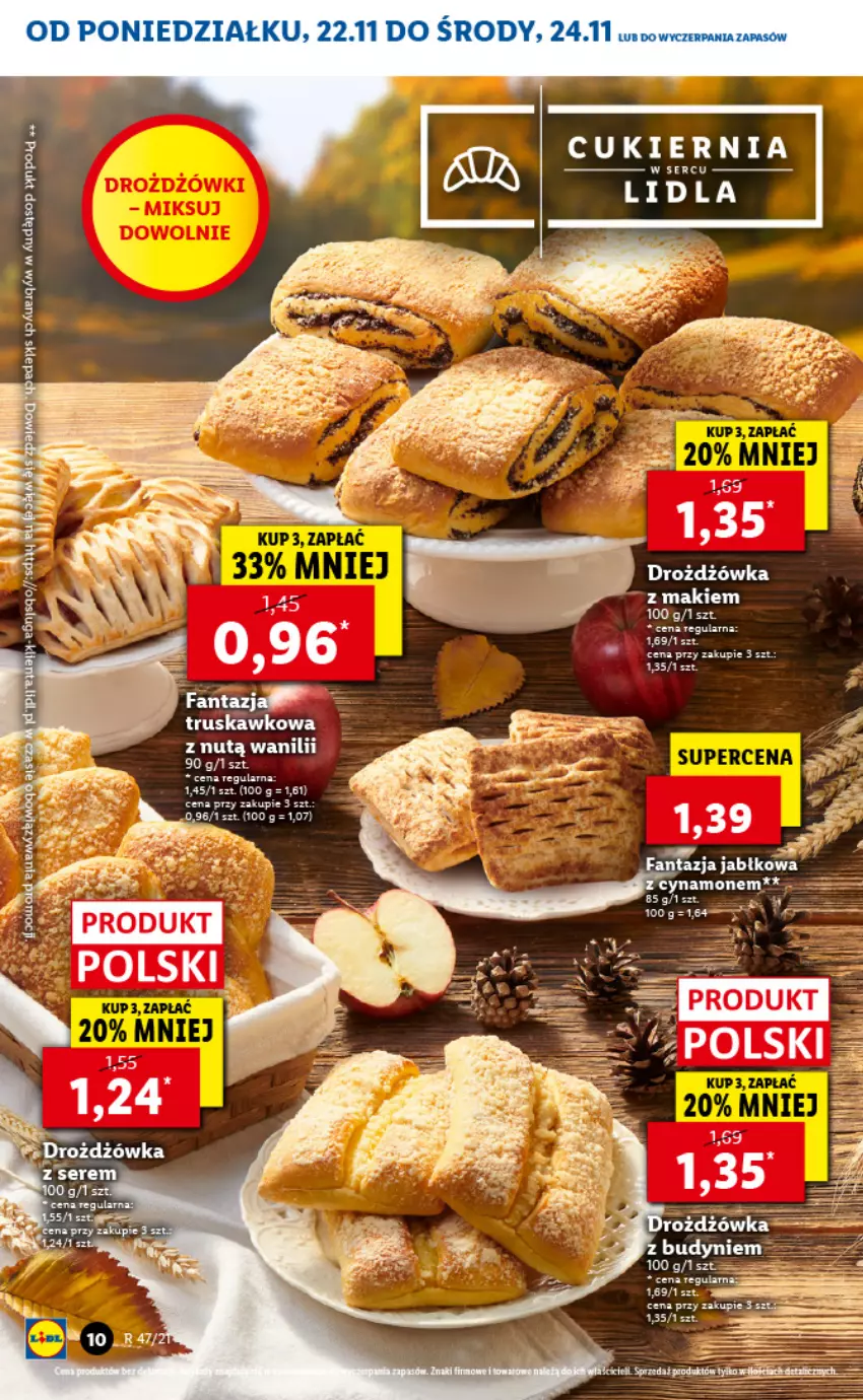 Gazetka promocyjna Lidl - GAZETKA - ważna 22.11 do 24.11.2021 - strona 10 - produkty: Cukier, Fa, Fanta, Mus