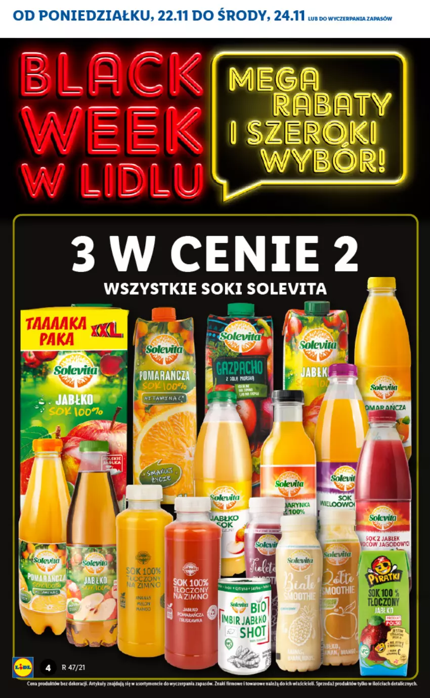 Gazetka promocyjna Lidl - GAZETKA - ważna 22.11 do 24.11.2021 - strona 4 - produkty: Fa, K2