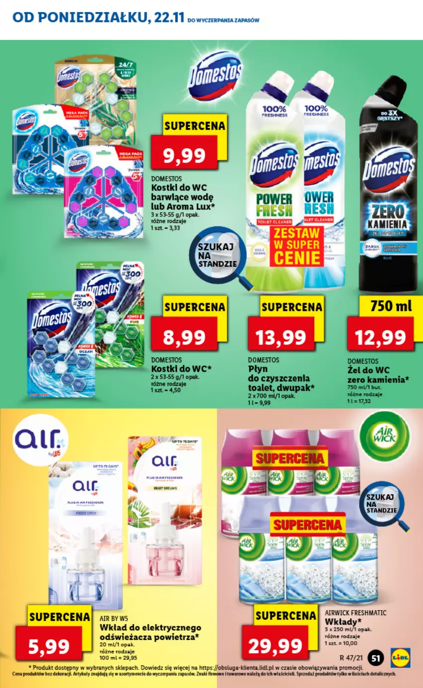 Gazetka promocyjna Lidl - GAZETKA - ważna 22.11 do 24.11.2021 - strona 51 - produkty: Domestos, Fa, Rama