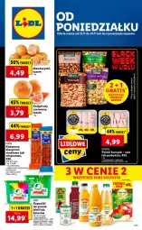 Gazetka promocyjna Lidl - GAZETKA - Gazetka - ważna od 24.11 do 24.11.2021 - strona 1 - produkty: Kurczak, Mandarynki, Por, Gra, Lack, PIKOK, Kabanos, Ariel, Kapsułki do prania, Grejpfrut