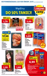 Gazetka promocyjna Lidl - GAZETKA - Gazetka - ważna od 24.11 do 24.11.2021 - strona 15 - produkty: Por, Kindziuk, Parówki, Laur, PIKOK, EPEE, Boczek, Kabanos, Kiełbasa, Fa