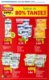 Gazetka promocyjna Lidl - GAZETKA - Gazetka - ważna od 24.11 do 24.11.2021 - strona 16 - produkty: Ser, Serek, Alpro, Kokos, Fa