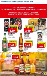 Gazetka promocyjna Lidl - GAZETKA - Gazetka - ważna od 24.11 do 24.11.2021 - strona 29 - produkty: Piwa, Piwo, Por, Pur, Perła, Fortuna, Tonik, Kozel