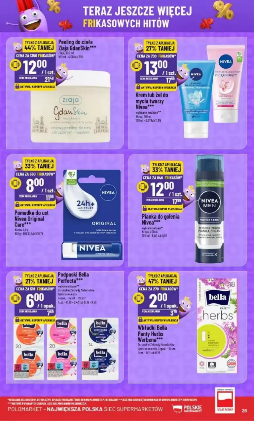 Gazetka promocyjna PoloMarket - ważna 12.03 do 25.03.2025 - strona 18 - produkty: Bell, Bella, Nivea, Perfecta, Podpaski, Rura, Tera, Tran, Wkładki