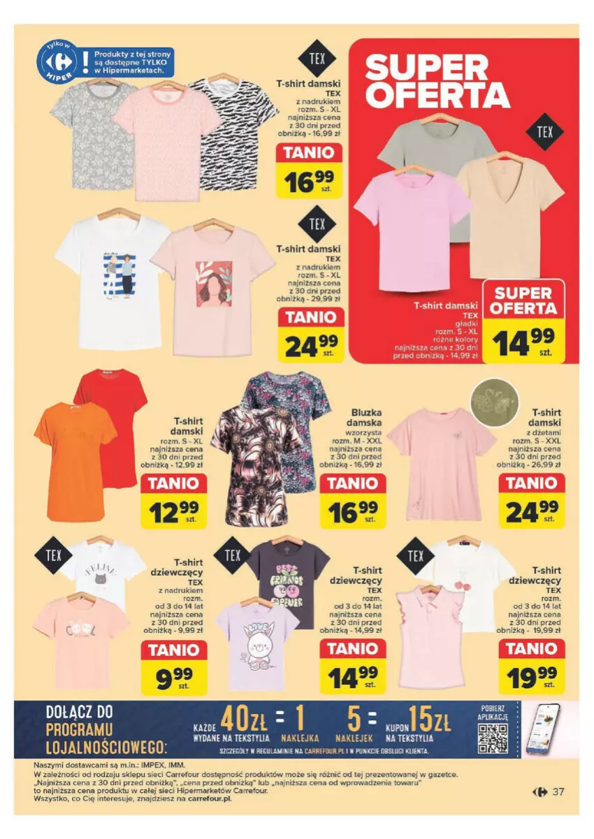 Gazetka promocyjna Carrefour - ważna 29.04 do 11.05.2024 - strona 33 - produkty: Gra, Klej, T-shirt