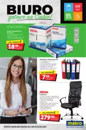 Gazetka promocyjna Makro - [Oferta specjalna] Biuro - Gazetka - ważna od 16.05 do 16.05.2022 - strona 1 - produkty: Sok, Ser, Por, Gra, Papier, Klej, Biuro, Siedzisko, Fotel, Fa