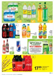 Gazetka promocyjna Carrefour - Gazetka Carrefour - Gazetka - ważna od 03.04 do 03.04.2021 - strona 23 - produkty: Sok pomarańczowy, Sok, Mus, Napój energetyczny, Red Bull, Coca-Cola, Pepsi, Schweppes, Muszynianka, Napój gazowany, Tymbark, Syrop, Woda mineralna, Woda, Napój, Nestea, Herbapol, Nektar, Hortex