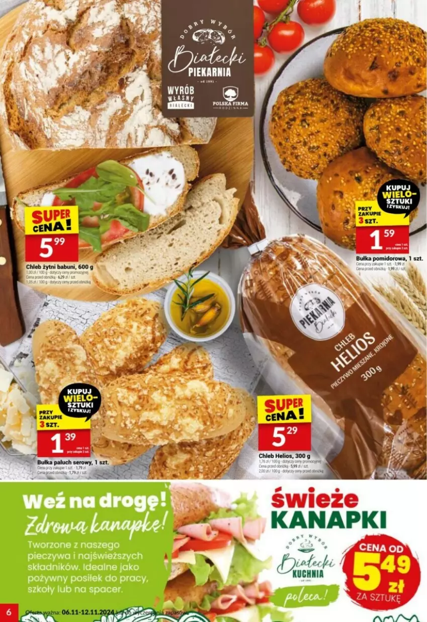 Gazetka promocyjna Twoj Market - ważna 06.11 do 12.11.2024 - strona 33 - produkty: Acer, Bułka, Chleb, Helio, Piec