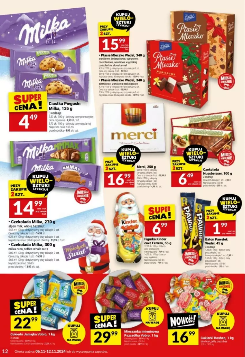 Gazetka promocyjna Twoj Market - ważna 06.11 do 12.11.2024 - strona 4 - produkty: Ciastka, Czekolada, Milka, Mleczko, Oreo, Ptasie mleczko, Zupa