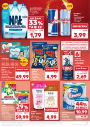 Gazetka promocyjna Kaufland - Gazetka tygodnia - Gazetka - ważna od 21.01 do 21.01.2026 - strona 13 - produkty: Piwa, Piwo, Mydło w płynie, Nałęczowianka, Gra, Pampers, Papier, Red Bull, Pieluchy, Majtki, Chrupki, Ręcznik, Dzieci, Foxy, Woda mineralna, Monster Munch, Pieluchomajtki, Mydło, Ariel, Kapsułki do prania, Woda, Harnaś, Napój, Luksja