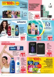 Gazetka promocyjna Kaufland - Gazetka tygodnia - Gazetka - ważna od 21.01 do 21.01.2026 - strona 48 - produkty: Naturell, Por, Dezodorant, Mleczko do ciała, Str8, Pasta do zębów, Woda po goleniu, Discreet, Taft, Tera, Mleczko, Schauma, Always, Szampon, Podpaski, Odżywka, Wkładki, Woda, Waga, Nivea, Naturella, Fa