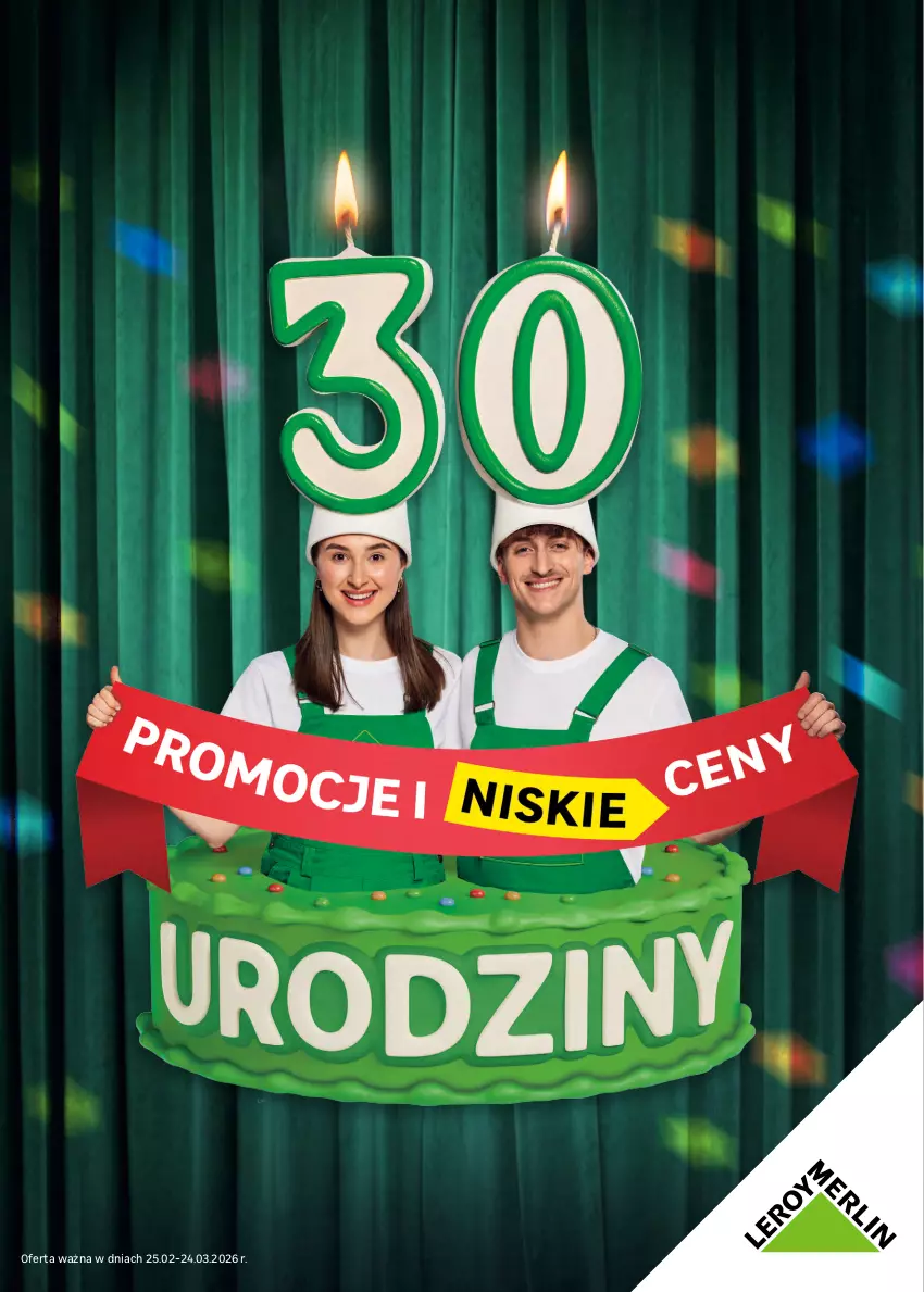 Gazetka promocyjna Leroy Merlin - Gazetka Leroy Merlin - ważna 25.02 do 24.03.2026 - strona 1