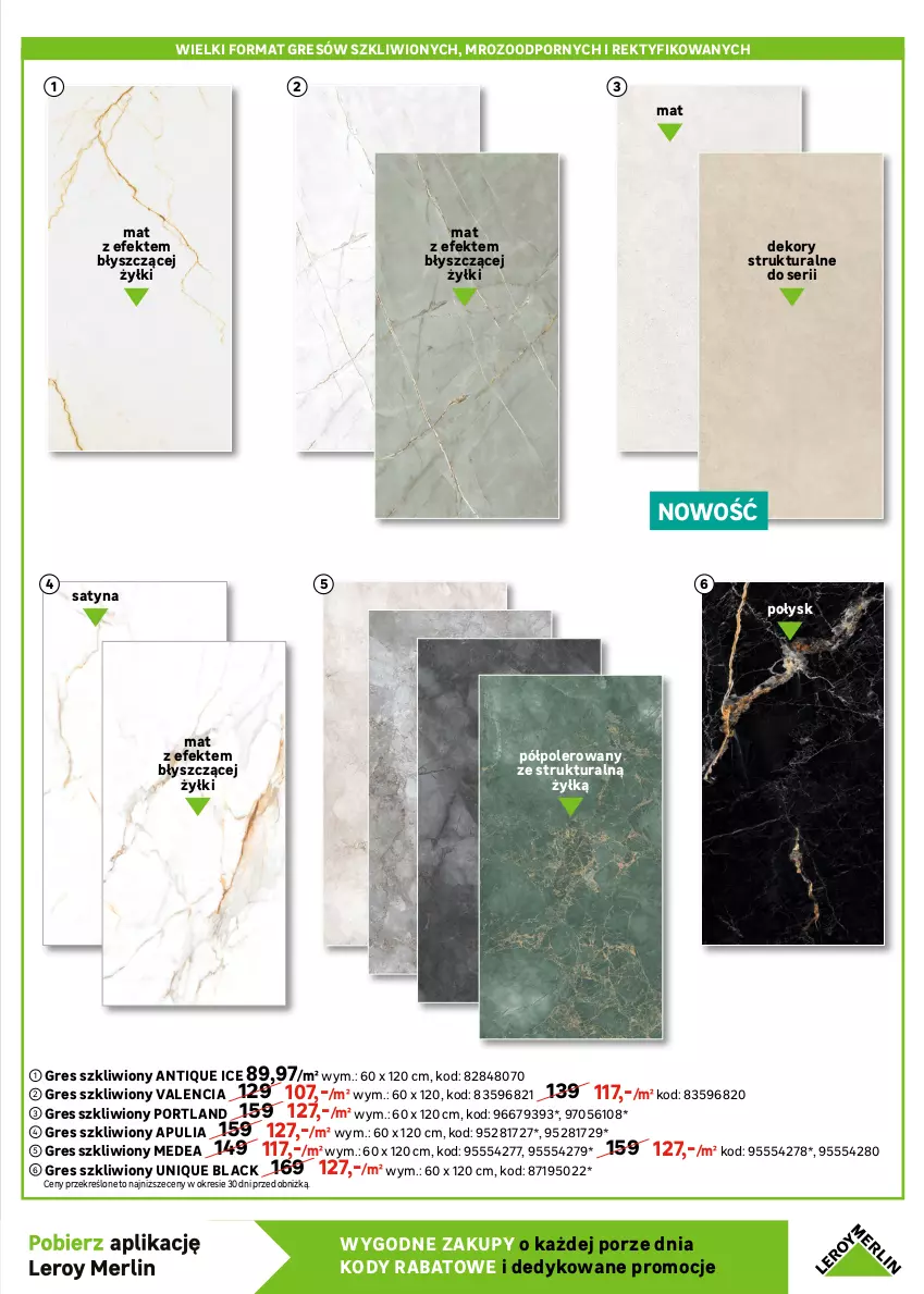 Gazetka promocyjna Leroy Merlin - Gazetka Leroy Merlin - ważna 25.02 do 24.03.2026 - strona 11 - produkty: Gres, Gres szkliwiony, Grzejnik, Lack, Por, Przewód, Rura, Ser